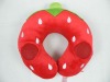 HOT SALE red plush strawberry pillow with speaker