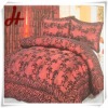 HOT new design 100% polyester Taffeta bedding set home textile