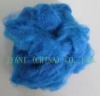 HOT! produce 1.5d regenerated grade blue polyester stalpe fiber waste for good quality