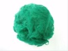 HOT! produce 1.5d solid recycled grade green polyester fibre