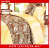 HOT selling soft and printed imitation silk bedding