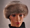 HX-215 quilt fake rabbit fur cap