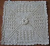 Hand Crochet Cushion Cover, Crocheted Pillow Case