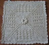 Hand Crochet Cushion Cover, Crocheted Pillow Case