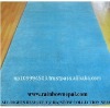 Hand Knotted Turquoise Blue Plain Floor Rug