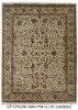 Hand Knotted woolen carpet -Wool+ silk