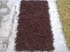 Hand Woven, 100% Leather Shaggy Rug