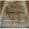 Hand Woven Banana Silk Plain Shaggy Carpet