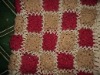 Hand crochet throw blanket