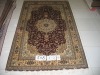 Hand knitted Allover Turkish knots Medallion carpet 5X8foot high quality low price handknotted persian silk rug