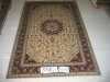 Hand knitted Allover Turkish knots Medallion carpet 5X8foot high quality low price handknotted persian silk rug