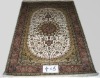 Hand knitted Medallion Turkish knots carpet 4X6foot high quality low price handknotted persian silk rug