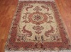 Hand knitted Medallion Turkish knots carpet 4X6foot high quality low price handknotted persian silk rug