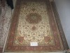 Hand knitted Medallion Turkish knots carpet 5X8foot high quality low price handknotted persian silk rug