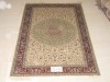 Hand knitted Medallion Turkish knots carpet 5X8foot high quality low price handknotted persian silk rug