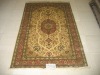 Hand knitted Medallion Turkish knots carpet 5X8foot high quality low price handknotted persian silk rug