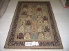 Hand knitted Qom Turkish knots carpet 5X8foot high quality low price handknotted persian silk rug