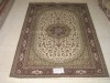 Hand knitted Turkish knots Medallion carpet 6X9 foot high quality low price handknotted persian silk rug