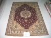 Hand knitted Turkish knots Medallion carpet 6X9 foot high quality low price handknotted persian silk rug