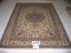 Hand knitted Turkish knots Medallion carpet 6X9 foot high quality low price handknotted persian silk rug