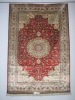 Hand knitted Turkish knots Medallion carpet 6X9 foot high quality low price handknotted persian silk rug