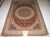 Hand knitted Turkish knots Medallion carpet 6X9 foot high quality low price handknotted persian silk rug