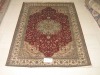 Hand knitted Turkish knots Medallion carpet 6X9 foot high quality low price handknotted persian silk rug