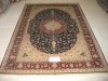 Hand knitted Turkish knots Medallion carpet 6X9 foot high quality low price handknotted persian silk rug