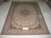 Hand knitted Turkish knots Medallion carpet 6X9 foot high quality low price handknotted persian silk rug