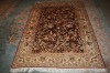 Hand knotted Persian silk carpet ,Persian rug
