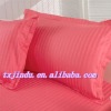 Hand made red cotton pillow case for decorating room