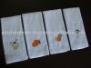 Hand towels with embroidery