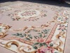 Hand tufted knotted wool carpet