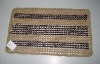 Handicraft rectangular seagrass door mat for home decoration