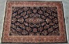 Handknotted persian carpet