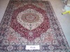 Handknotted silk carpet prayer carpet,orienal carpet