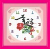 Handmade Beautiful  clock  cross stitch kits