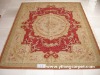 Handmade China Aubusson Carpet Rug L-2b