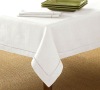Handmade Hemstitch Design Tablecloth 65"x84" Oblong White or Beige New