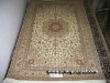 Handmade Persian Design Silk Carpet (B006-5x8)