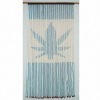 Handmade Wooden Door Curtain with 8 x 8 Wooden Beads, Use as House Decoration