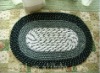 Handmade braided door mat