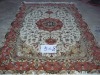 Handmade wool/silk mixed carpets