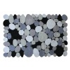 Handtuft polyester stone carpet &rug2012