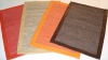 Handwoven BORDER leather rugs