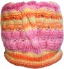 Hat knitted colored wool yarn, hand knitting pure wool yarn