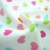 Heart Shape Printing Nylon Fabric/Spandex Fabric For Making Cute Lingerie/Bikini