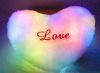 Heart-shaped LED Light Cushion,romantic gift for festival