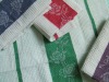 Heat insulation tea towel manufacture