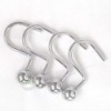 Heavy Duty - Polished Chrome Roller Shower Curtain Rings - Set of 12 RollerRings WZ-H2009